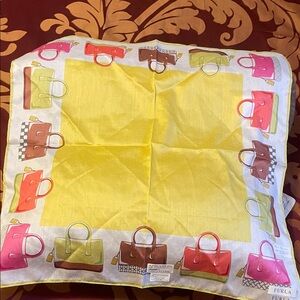 Furla Women's Pink and Green Satchel scarf